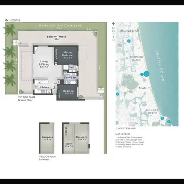 Floorplan of Homely unit listing, 2/21 Albatross Avenue, Mermaid Beach QLD 4218