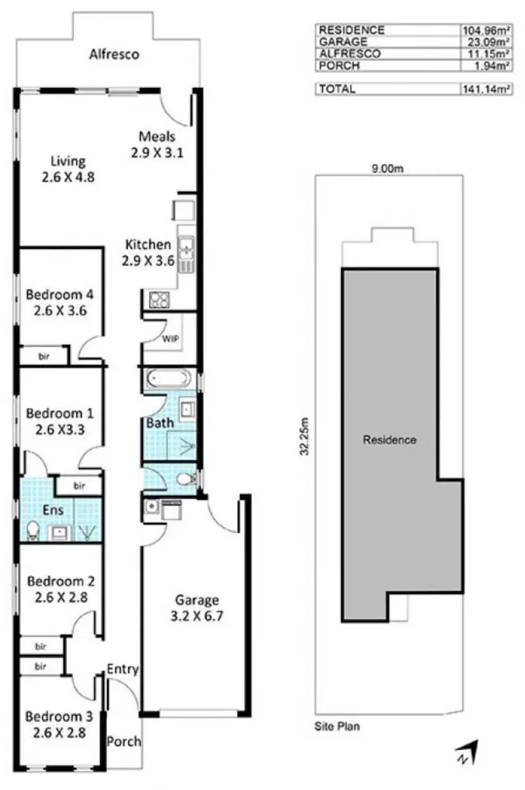 Floorplan of Homely unit listing, Proposed Lot 56a Tranquility Boulevard, Morayfield QLD 4506