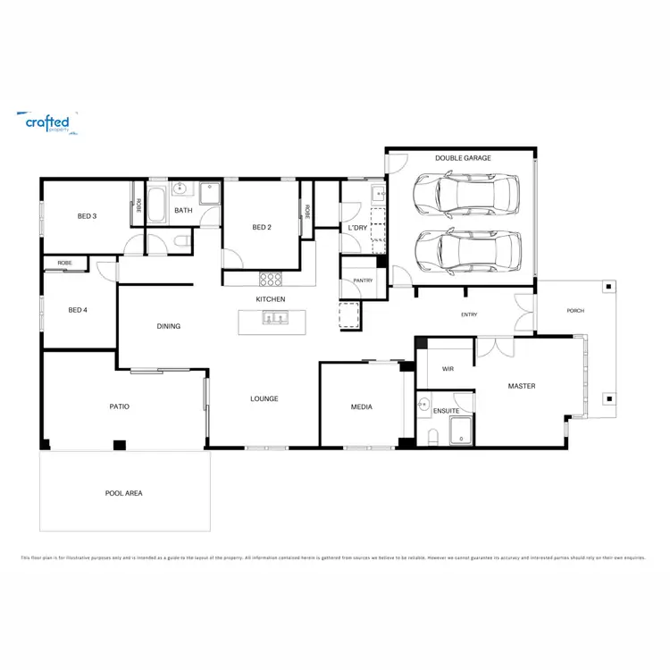 Floorplan of Homely house listing, 16 Jackson Place, Greenbank QLD 4124