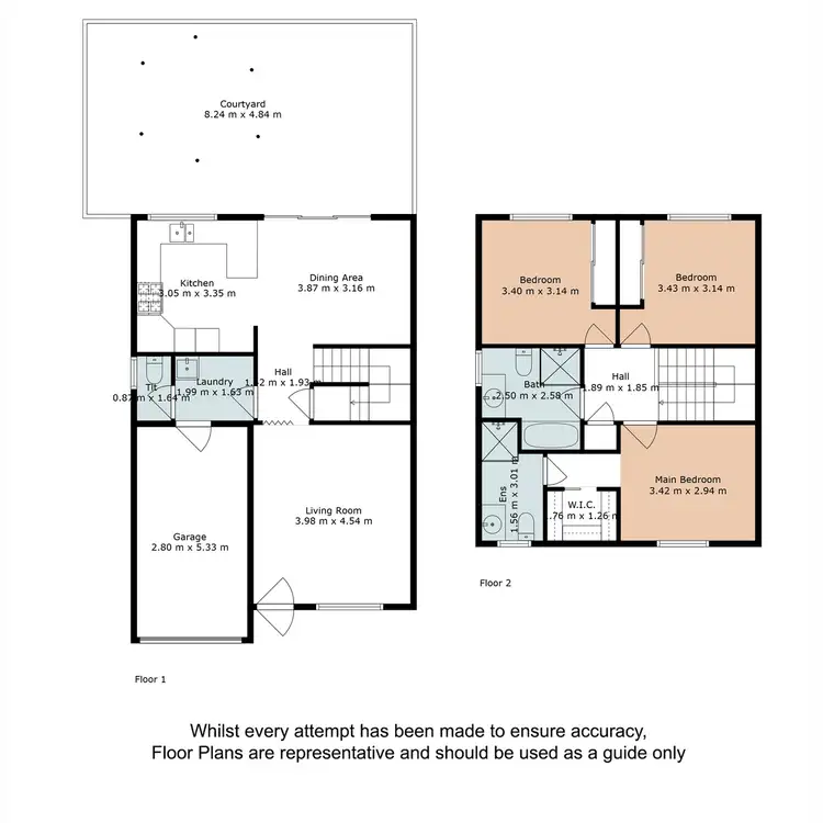 Floorplan of Homely townhouse listing, 14/5 Hibiscus Circuit, Fitzgibbon QLD 4018