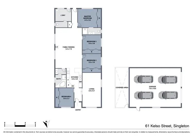 Floorplan of Homely house listing, 61 Kelso Street, Singleton NSW 2330