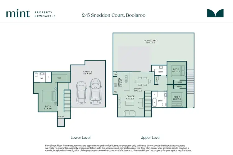 Floorplan of Homely house listing, 2/5 Sneddon Court, Boolaroo NSW 2284