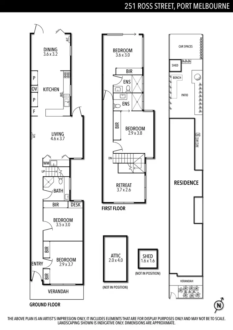 Floorplan of Homely house listing, 251 Ross Street, Port Melbourne VIC 3207