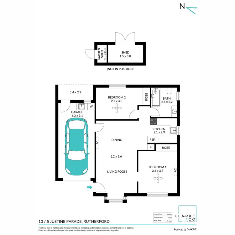 Floorplan of Homely villa listing, 10/5 Justine Parade, Rutherford NSW 2320
