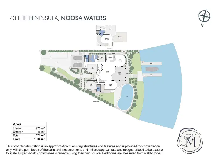 Floorplan of Homely house listing, 43 The Peninsula, Noosa Waters QLD 4566