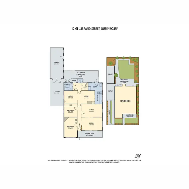 Floorplan of Homely house listing, 12 Gellibrand Street, Queenscliff VIC 3225