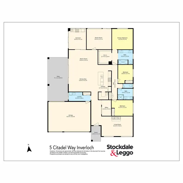 Floorplan of Homely house listing, 5 Citadel Way, Inverloch VIC 3996