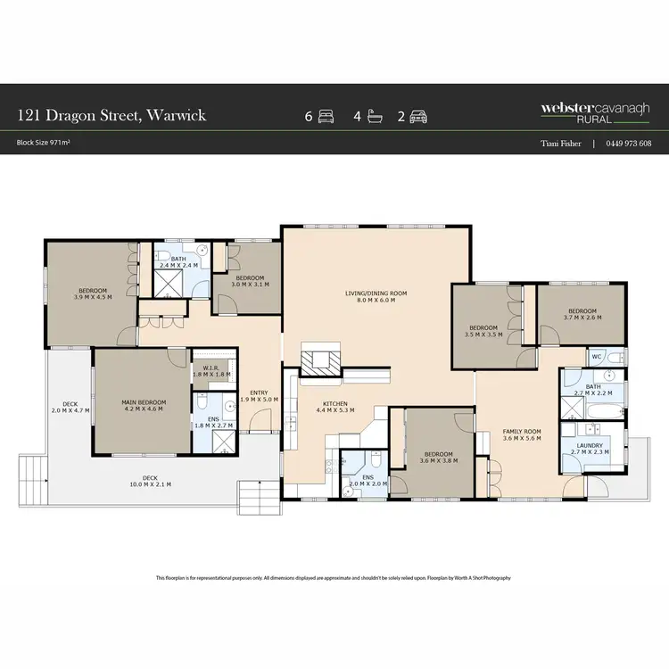 Floorplan of Homely house listing, 121 Dragon Street, Warwick QLD 4370