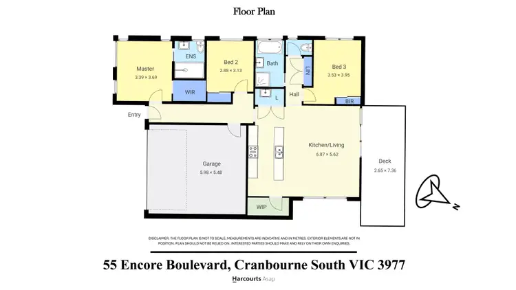 Floorplan of Homely house listing, 55 Encore Boulevard, Cranbourne South VIC 3977