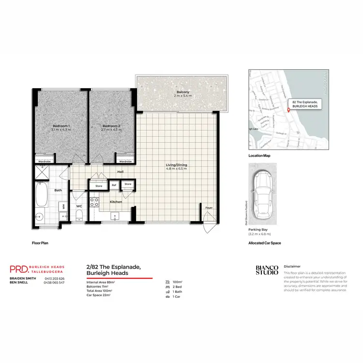 Floorplan of Homely house listing, 2/82 The Esplanade, Burleigh Heads QLD 4220
