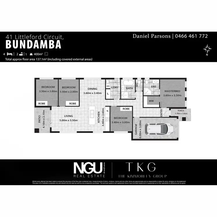 Floorplan of Homely house listing, 41 Littleford Circuit, Bundamba QLD 4304