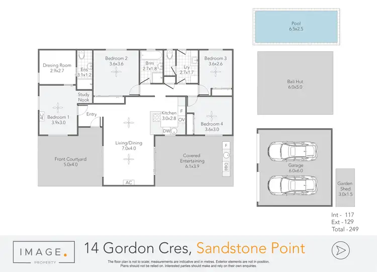 Floorplan of Homely house listing, 14 Gordon Crescent, Sandstone Point QLD 4511