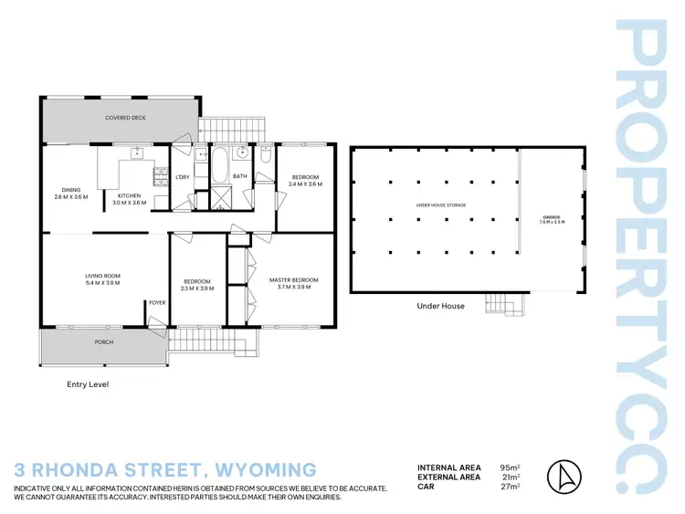 Floorplan of Homely house listing, 3 Rhonda Street, Wyoming NSW 2250
