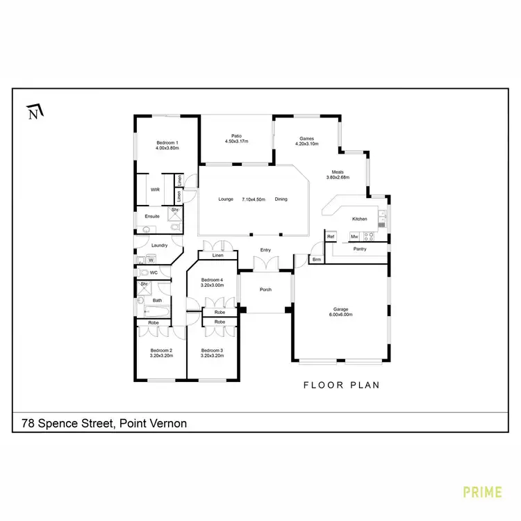 Floorplan of Homely house listing, 78 Spence Street, Point Vernon QLD 4655