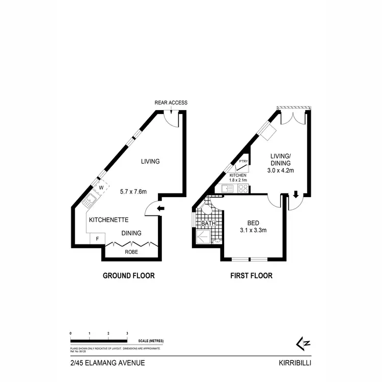 Floorplan of Homely apartment listing, 2/45 Elamang Avenue, Kirribilli NSW 2061