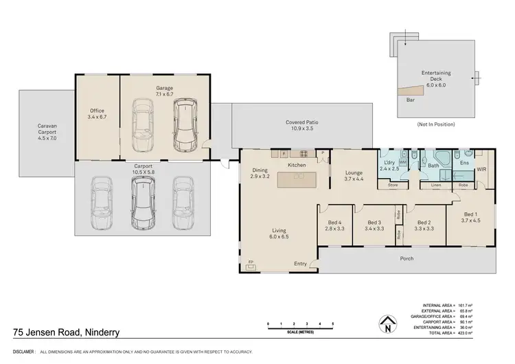 Floorplan of Homely house listing, 75 Jensen Road, Ninderry QLD 4561