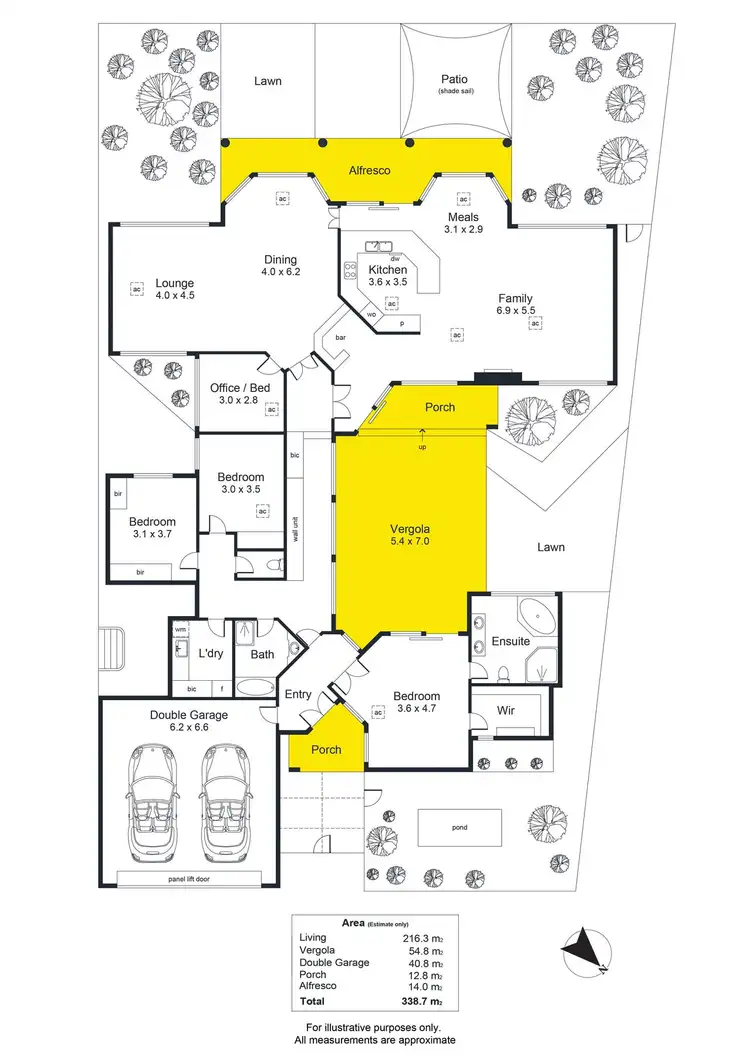 Floorplan of Homely house listing, 16 Dune Court, West Lakes Shore SA 5020