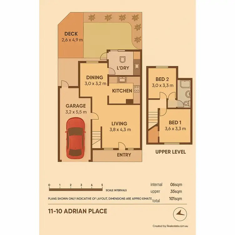 Floorplan of Homely townhouse listing, 11/10 Adrian Place, Wishart QLD 4122