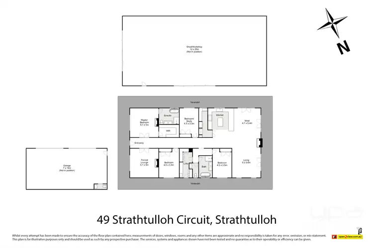 Floorplan of Homely house listing, 49 Strathtulloh Circuit, Strathtulloh VIC 3338