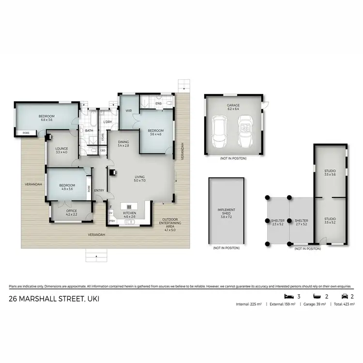 Floorplan of Homely house listing, 26 Marshall Street, Uki NSW 2484