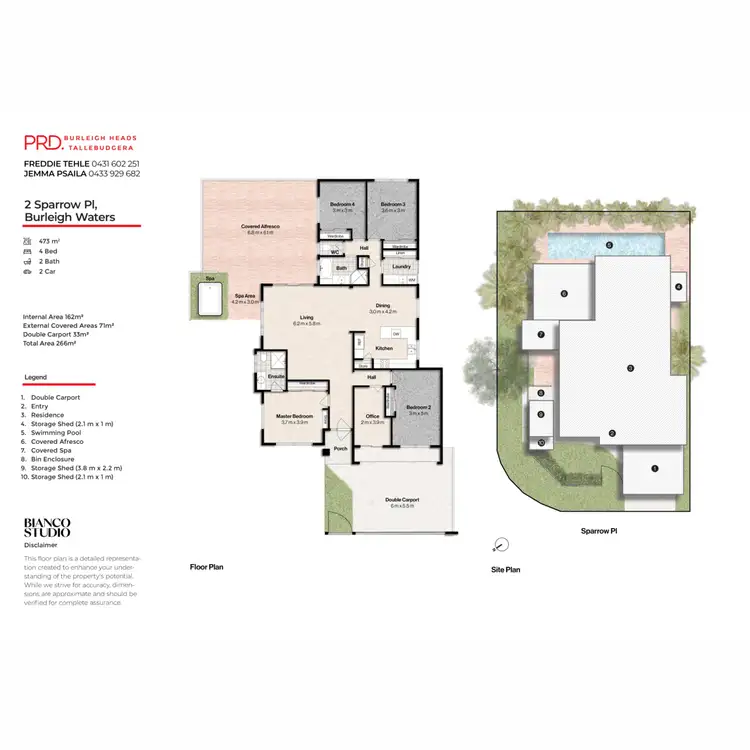 Floorplan of Homely house listing, 2 Sparrow Place, Burleigh Waters QLD 4220
