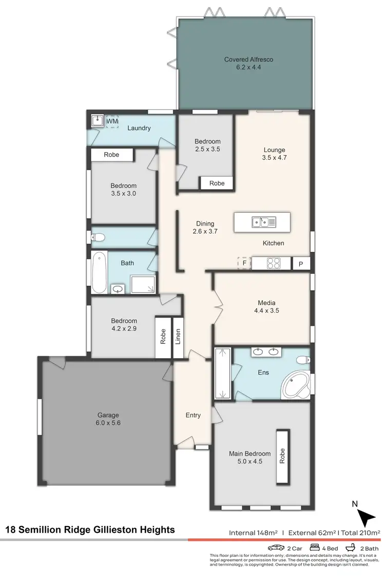 Floorplan of Homely house listing, 18 Semillon Ridge, Gillieston Heights NSW 2321