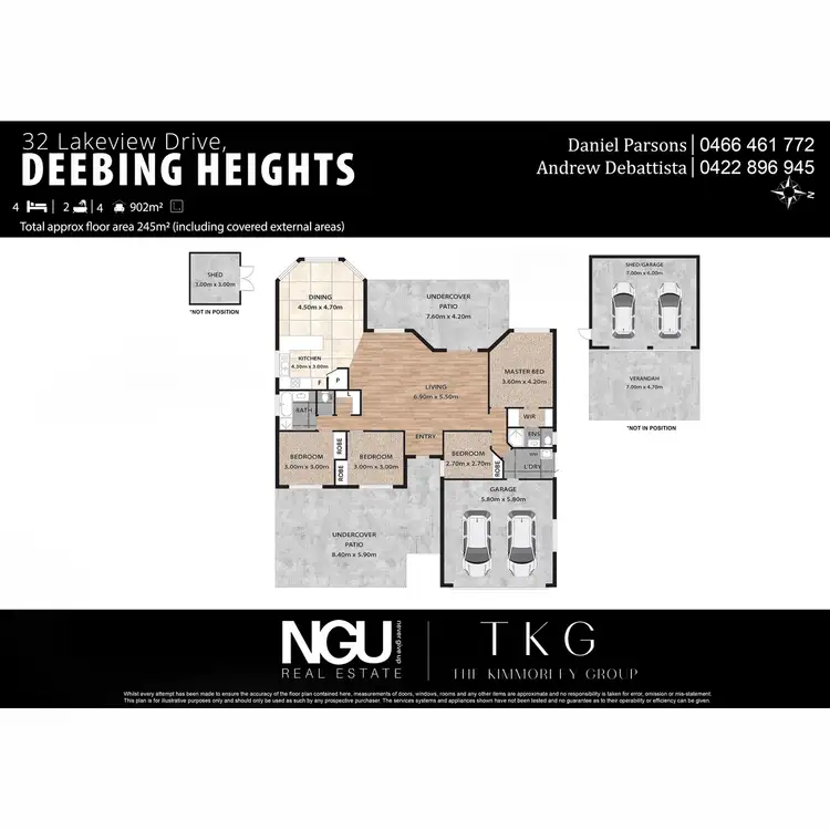 Floorplan of Homely house listing, 32 Lakeview Drive, Deebing Heights QLD 4306