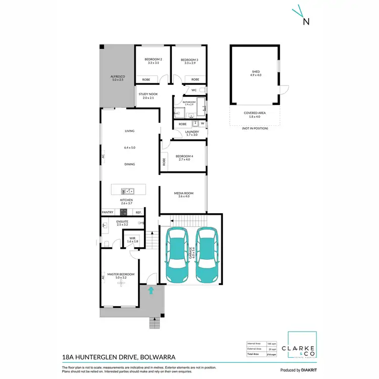 Floorplan of Homely house listing, 18A Hunterglen Drive, Bolwarra NSW 2320