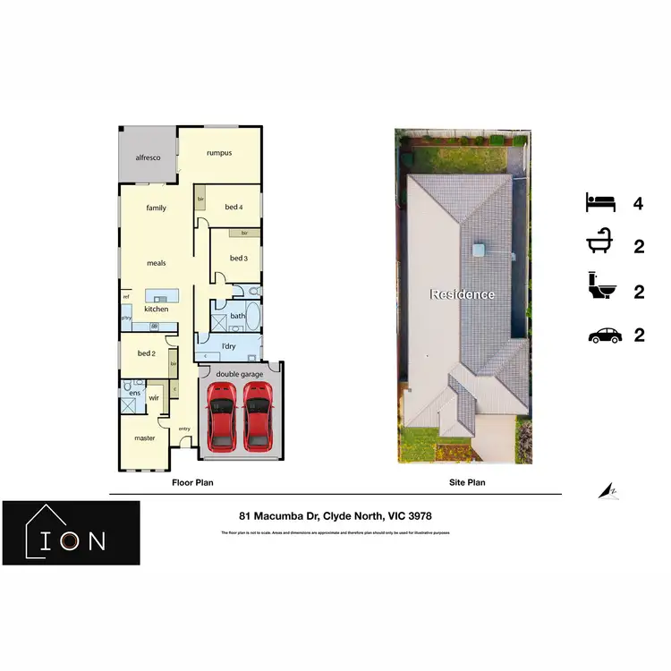 Floorplan of Homely house listing, 81 Macumba Drive, Clyde North VIC 3978