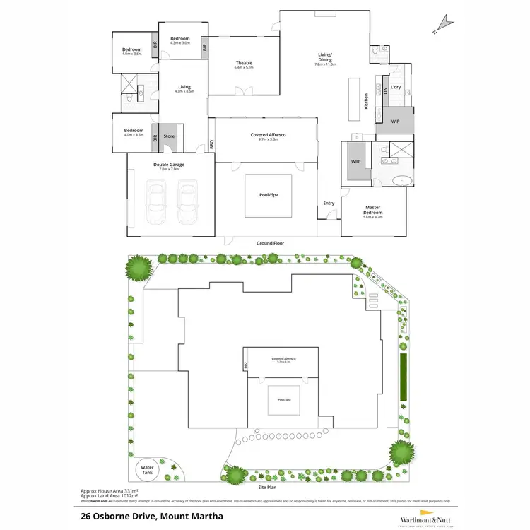 Floorplan of Homely house listing, 26 Osborne Drive, Mount Martha VIC 3934