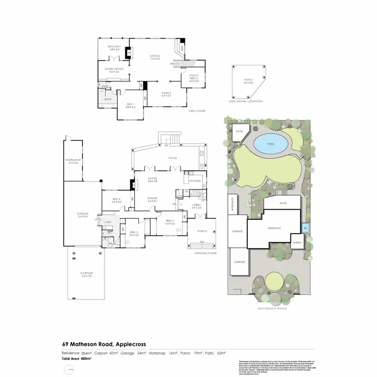 Floorplan of Homely house listing, 69 Matheson Road, Applecross WA 6153