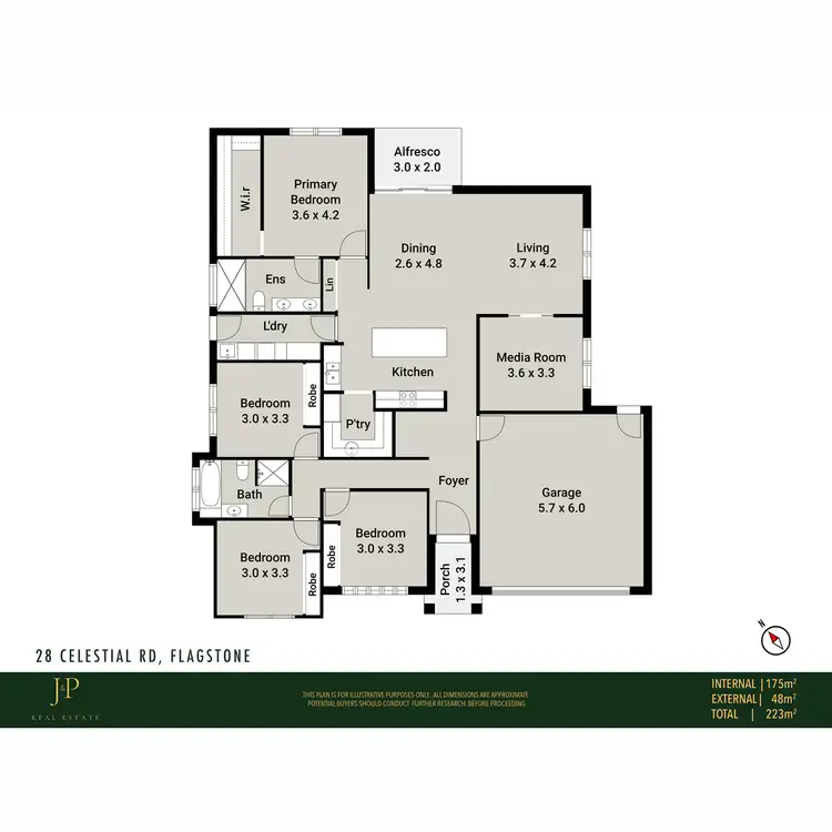 Floorplan of Homely house listing, 28 Celestial Road, Flagstone QLD 4280