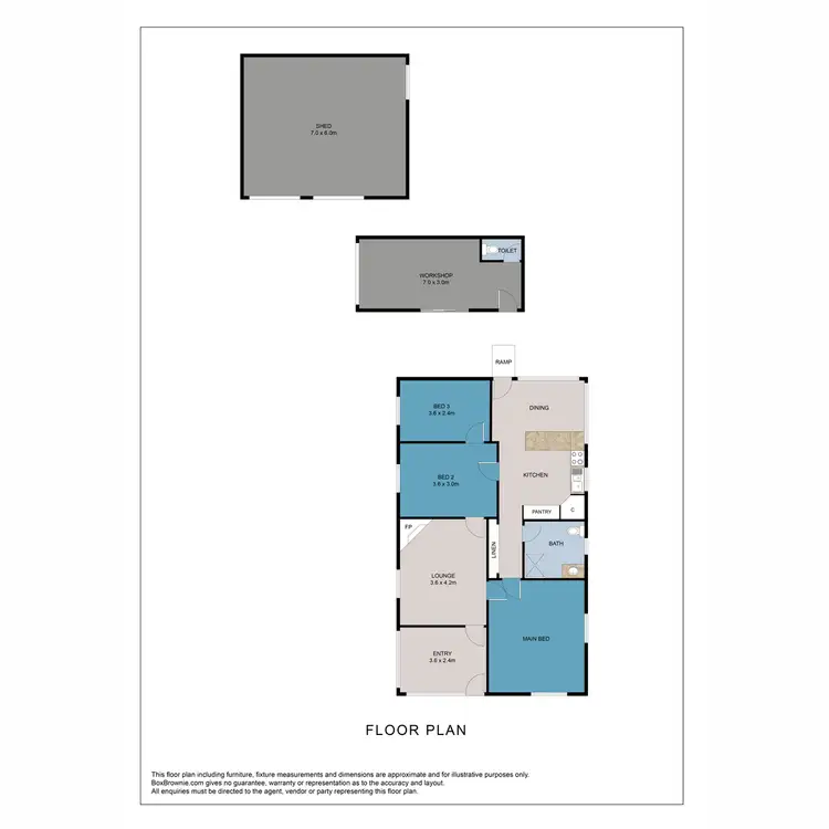Floorplan of Homely house listing, 59 Lock Street, Stanthorpe QLD 4380