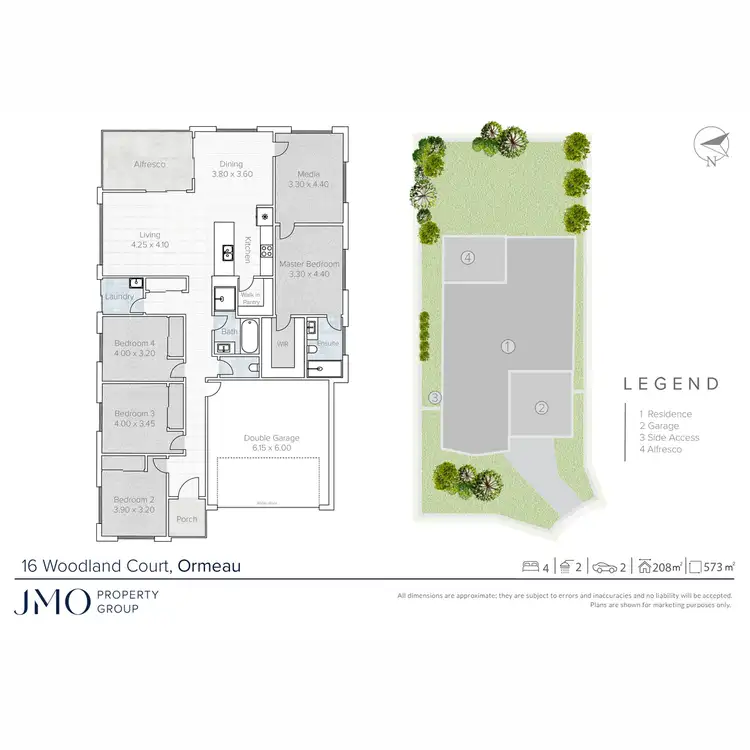 Floorplan of Homely house listing, 16 Woodland Court, Ormeau QLD 4208