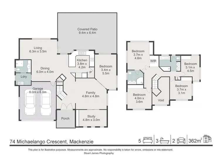 Floorplan of Homely house listing, 74 Michelangelo Crescent, Mackenzie QLD 4156