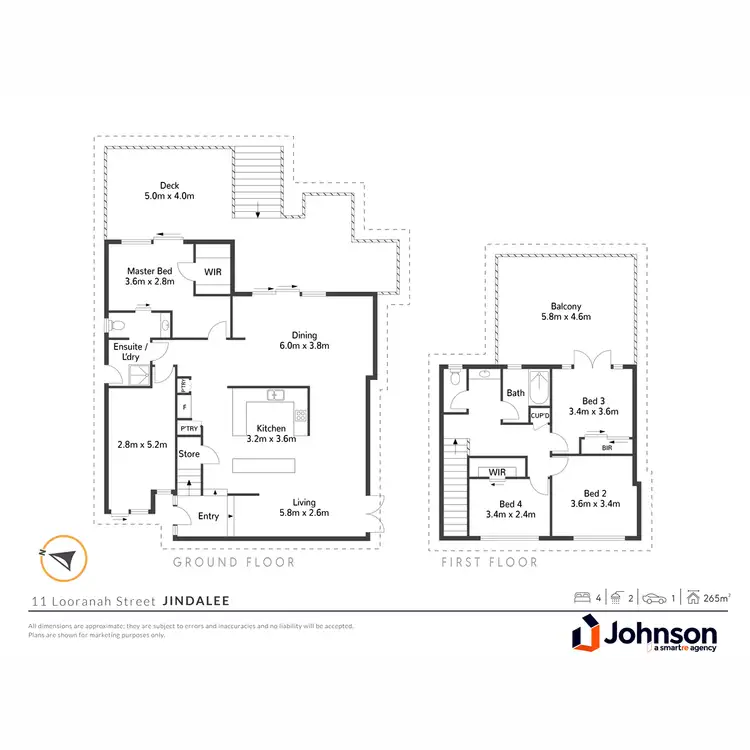 Floorplan of Homely house listing, 11 Looranah Street, Jindalee QLD 4074