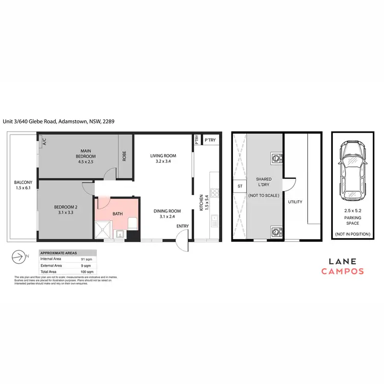 Floorplan of Homely apartment listing, 3/640 Glebe Road, Adamstown NSW 2289