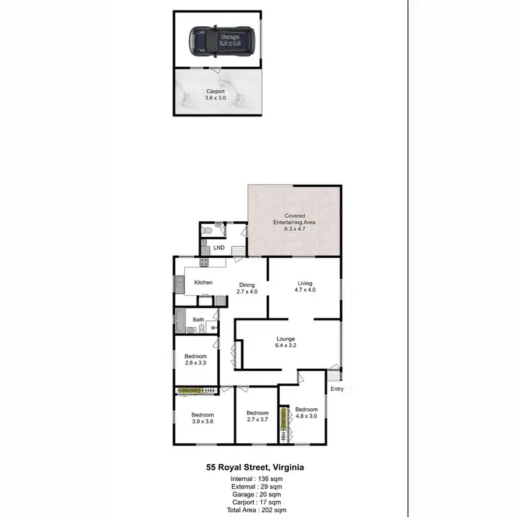 Floorplan of Homely house listing, 55 Royal, Virginia QLD 4014