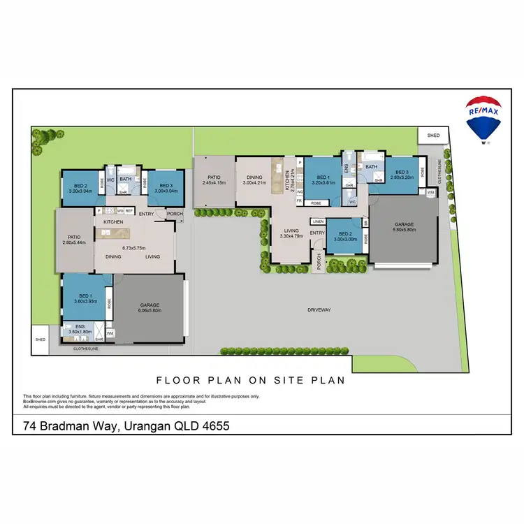 Floorplan of Homely house listing, 74 Bradman Way, Urangan QLD 4655
