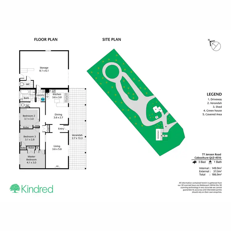 Floorplan of Homely house listing, 77 Jensen Road, Caboolture QLD 4510