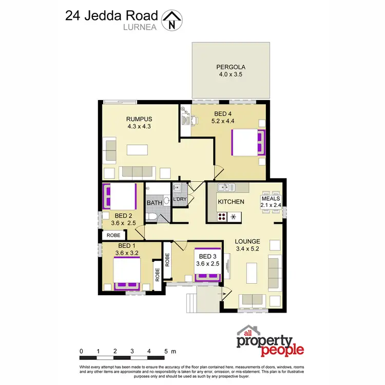 Floorplan of Homely house listing, 24 Jedda Road, Lurnea NSW 2170