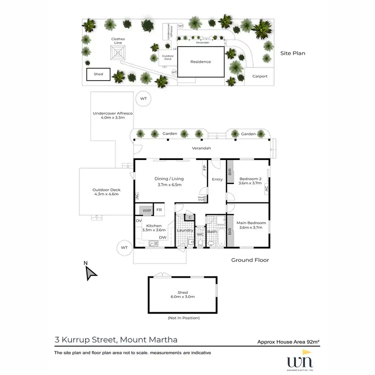 Floorplan of Homely house listing, 3 Kurrup Street, Mount Martha VIC 3934