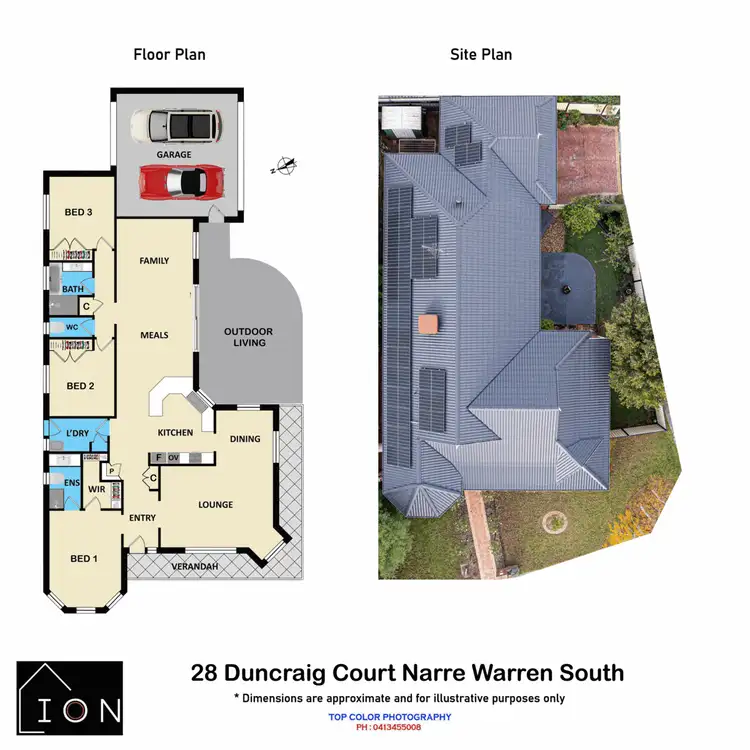 Floorplan of Homely house listing, 28 Duncraig Court, Narre Warren VIC 3805