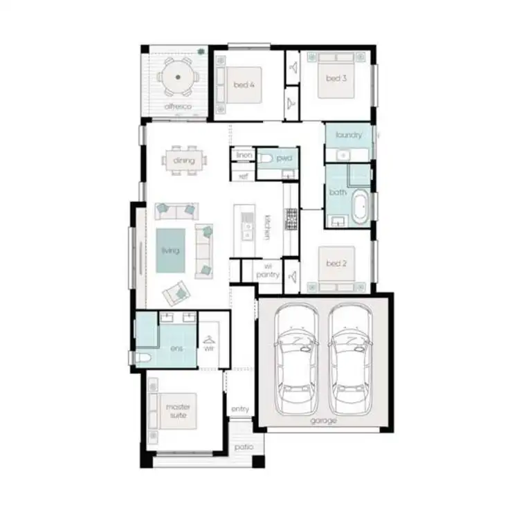 Floorplan of Homely house listing, Lot 543 (18) Camargo Circuit, Heddon Greta NSW 2321
