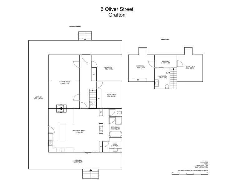 Floorplan of Homely house listing, 6 Oliver Street, Grafton NSW 2460