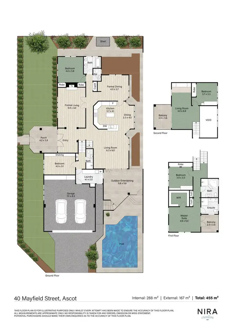 Floorplan of Homely house listing, 40 Mayfield Street, Ascot QLD 4007