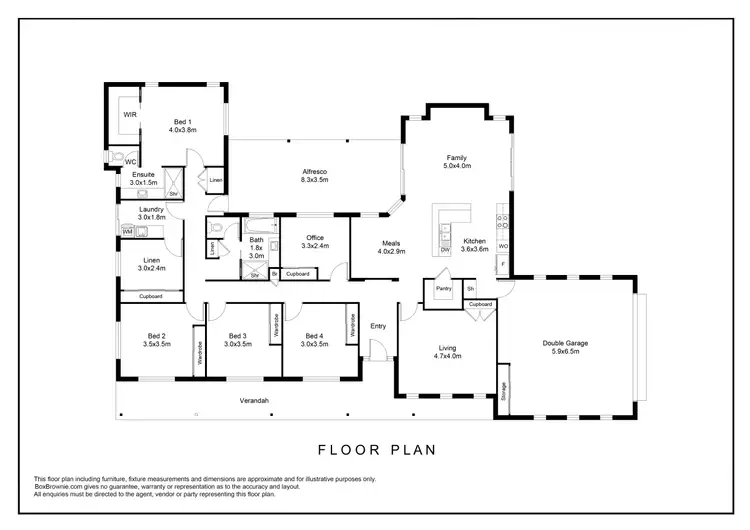Floorplan of Homely house listing, 14 Libby Close, Beecher QLD 4680