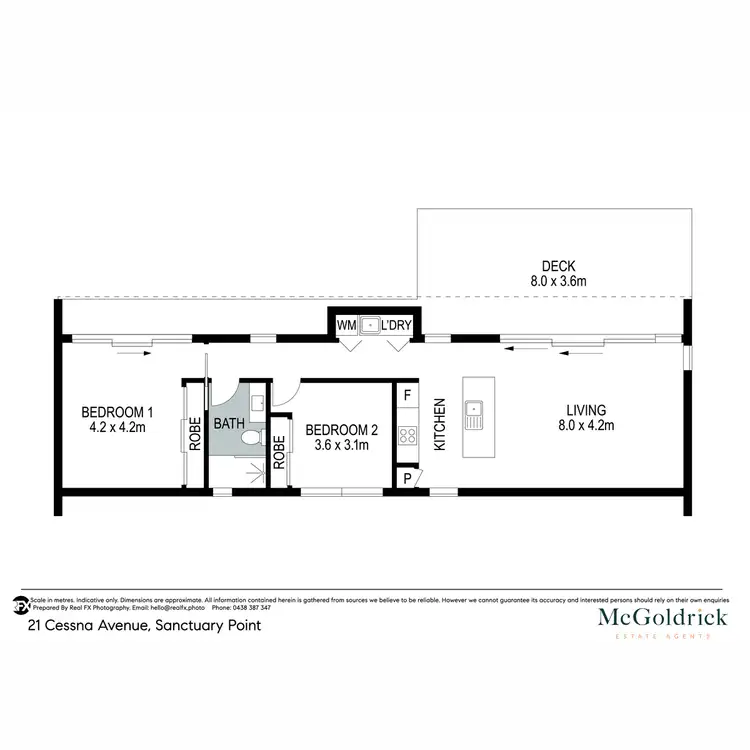 Floorplan of Homely house listing, 21 Cessna Avenue, Sanctuary Point NSW 2540
