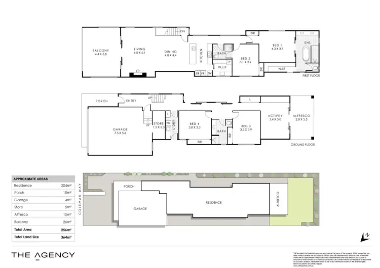 Floorplan of Homely house listing, 17B Coleman Way, Karrinyup WA 6018