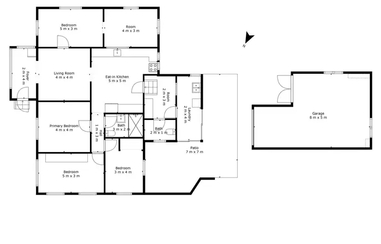 Floorplan of Homely house listing, 37 Totten Street, Bundaberg South QLD 4670